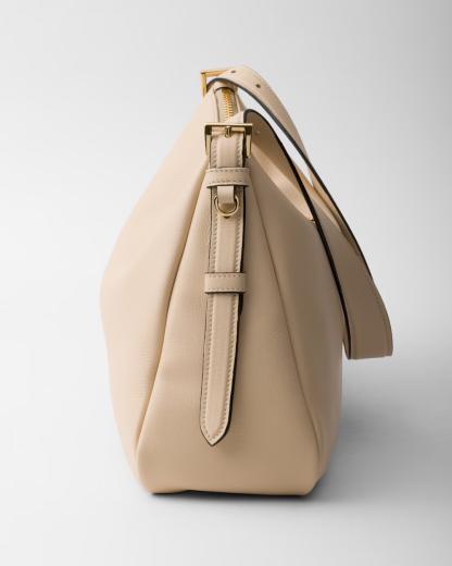 Prada Aimée large leather shoulder bag